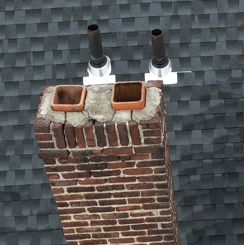 chimney arial view